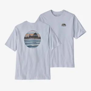 Men's T-shirt Skyline Stencil Responsibili Patagonia, white