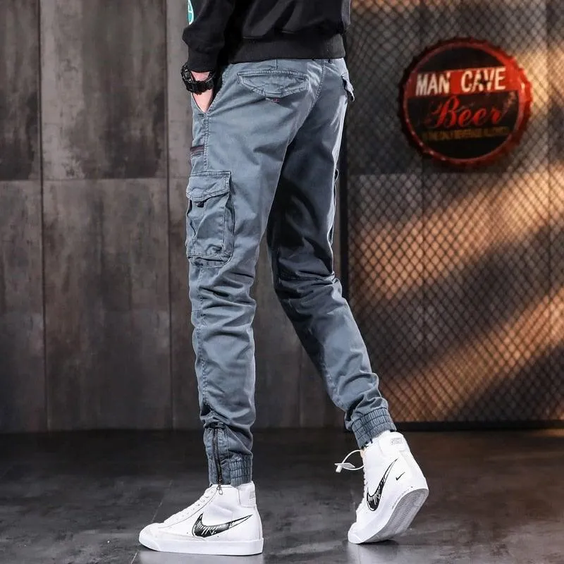 Men's Tactical Slim Fit Cargo Joggers