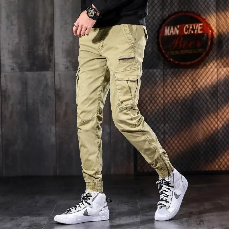 Men's Tactical Slim Fit Cargo Joggers