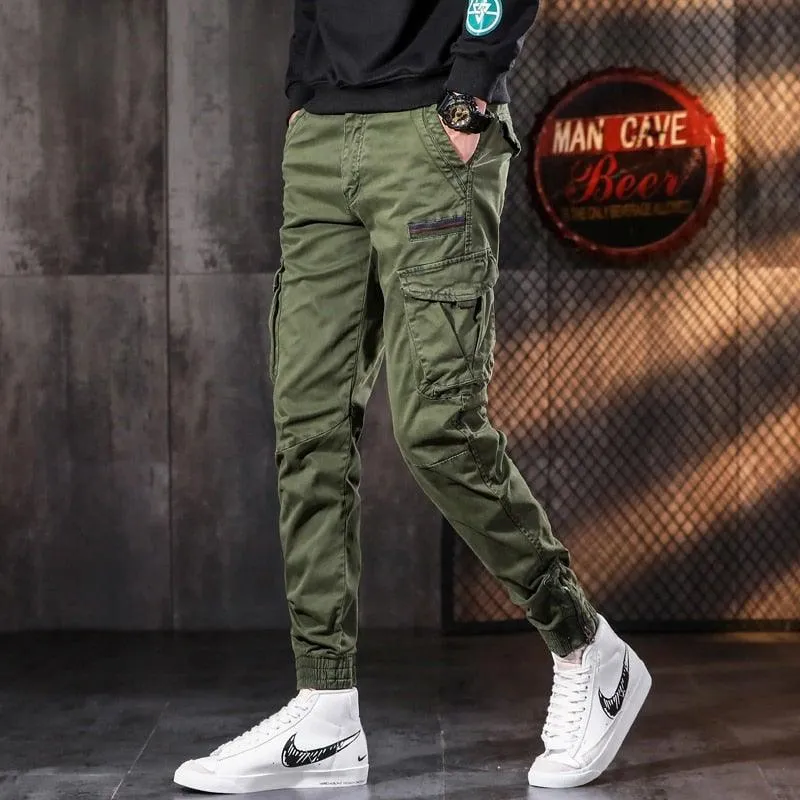 Men's Tactical Slim Fit Cargo Joggers