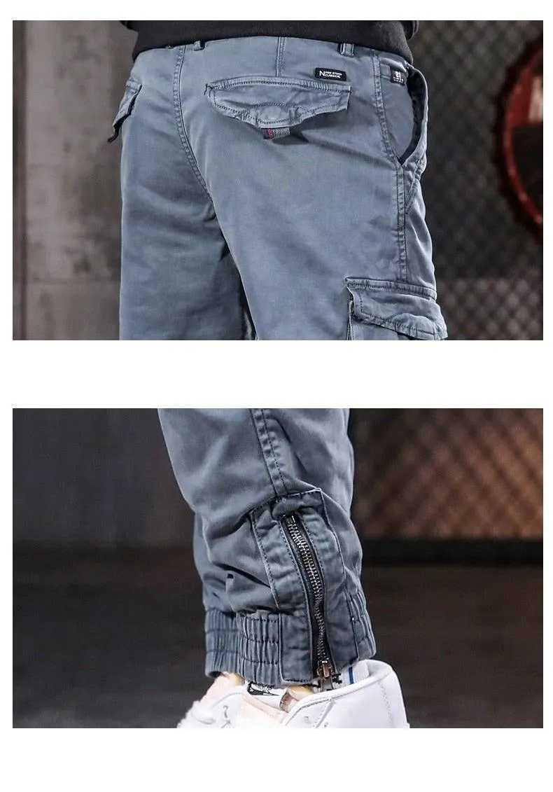 Men's Tactical Slim Fit Cargo Joggers