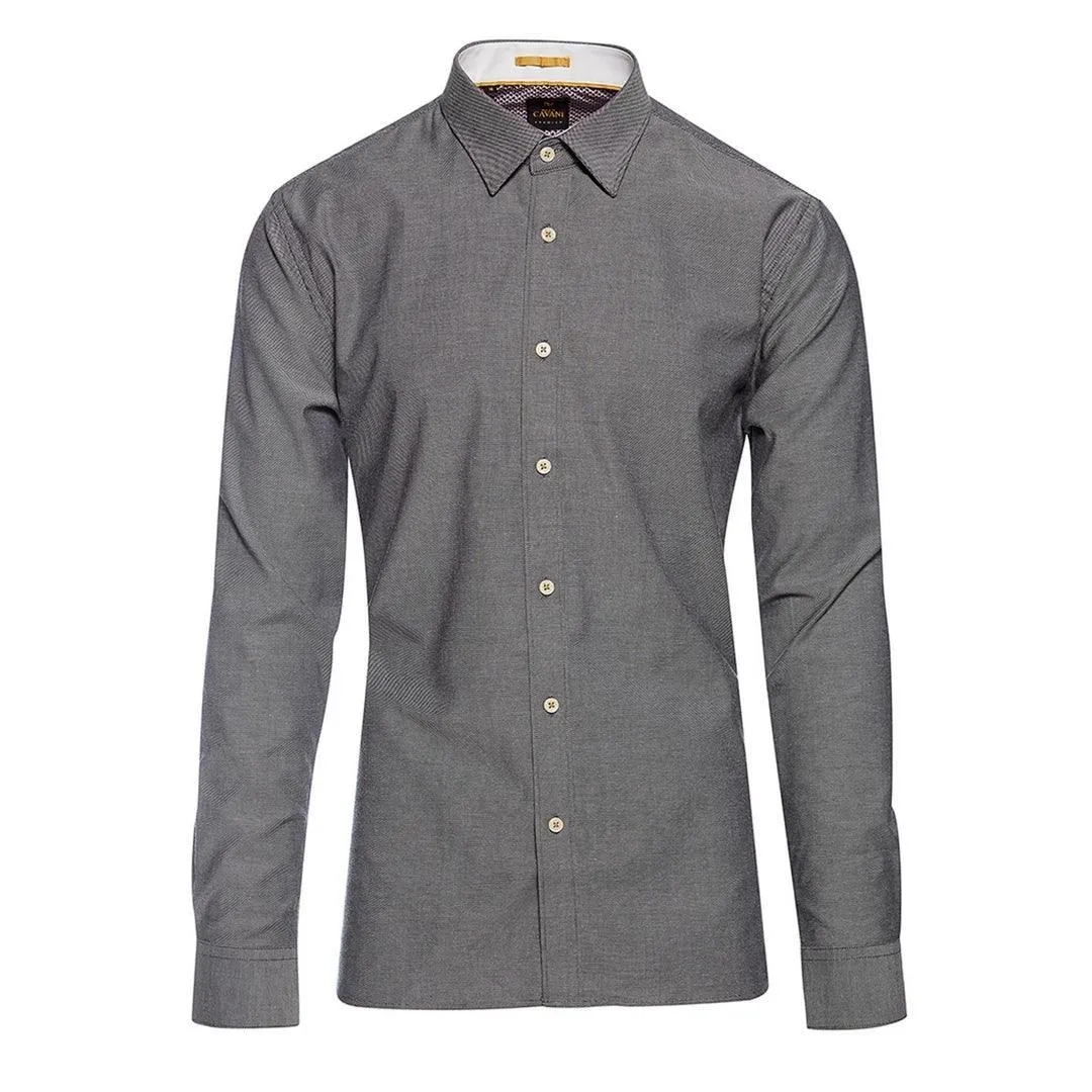 Mens Tailored Fit Stretch Cotton Button Shirt Smart Casual Formal 1920's Blinders Vintage