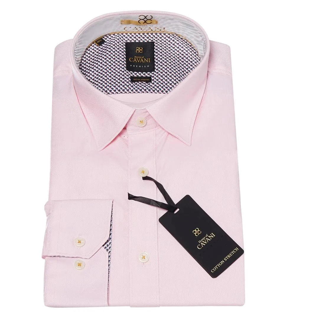 Mens Tailored Fit Stretch Cotton Button Shirt Smart Casual Formal 1920's Blinders Vintage