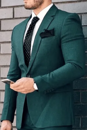 Men's Teal Green Coat Wedding Blazer Green slim Fit Blazer Dinner Formal Blazer Green Party Wear Coat