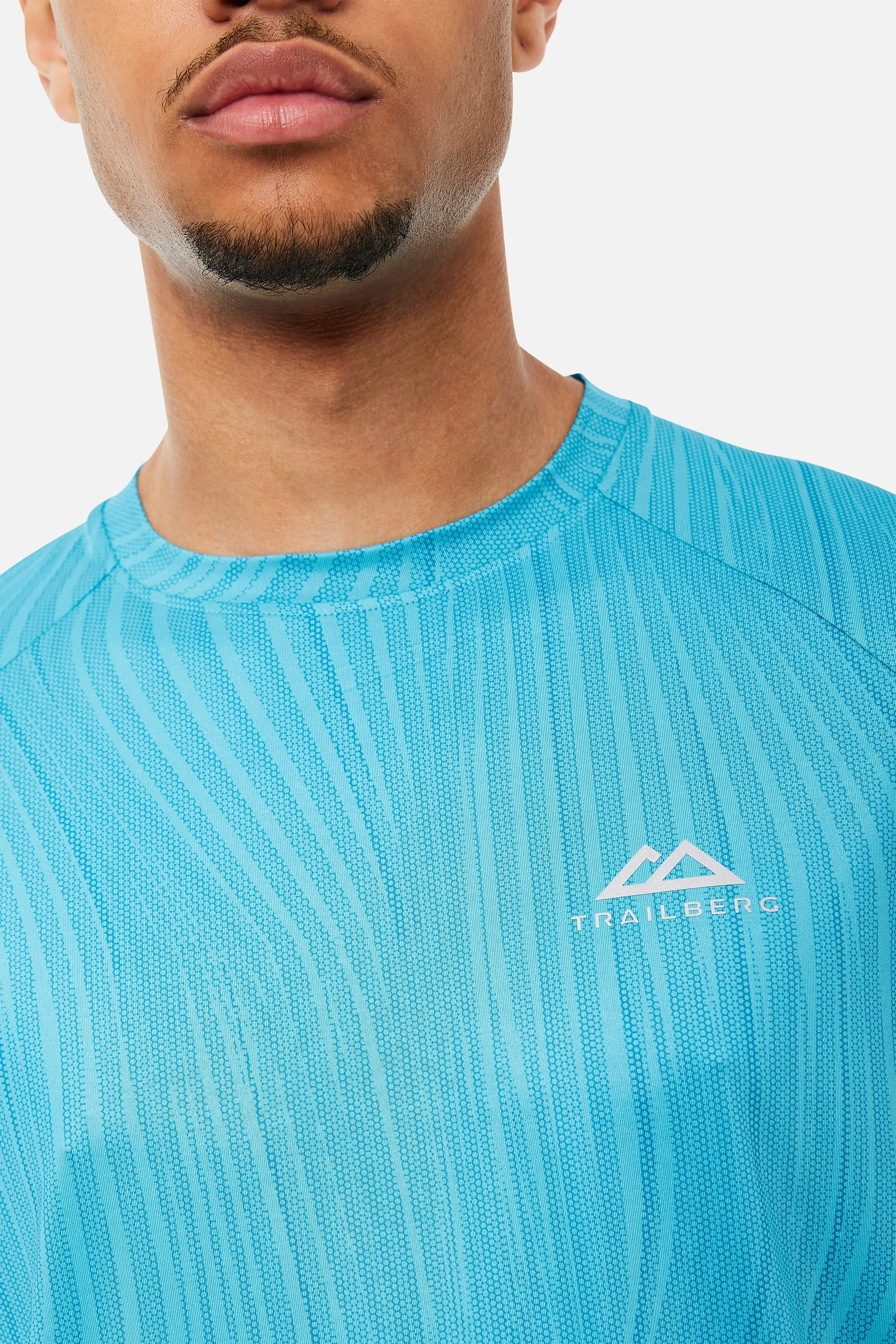 Men's Trailberg Vertex Scuba Blue T Shirt