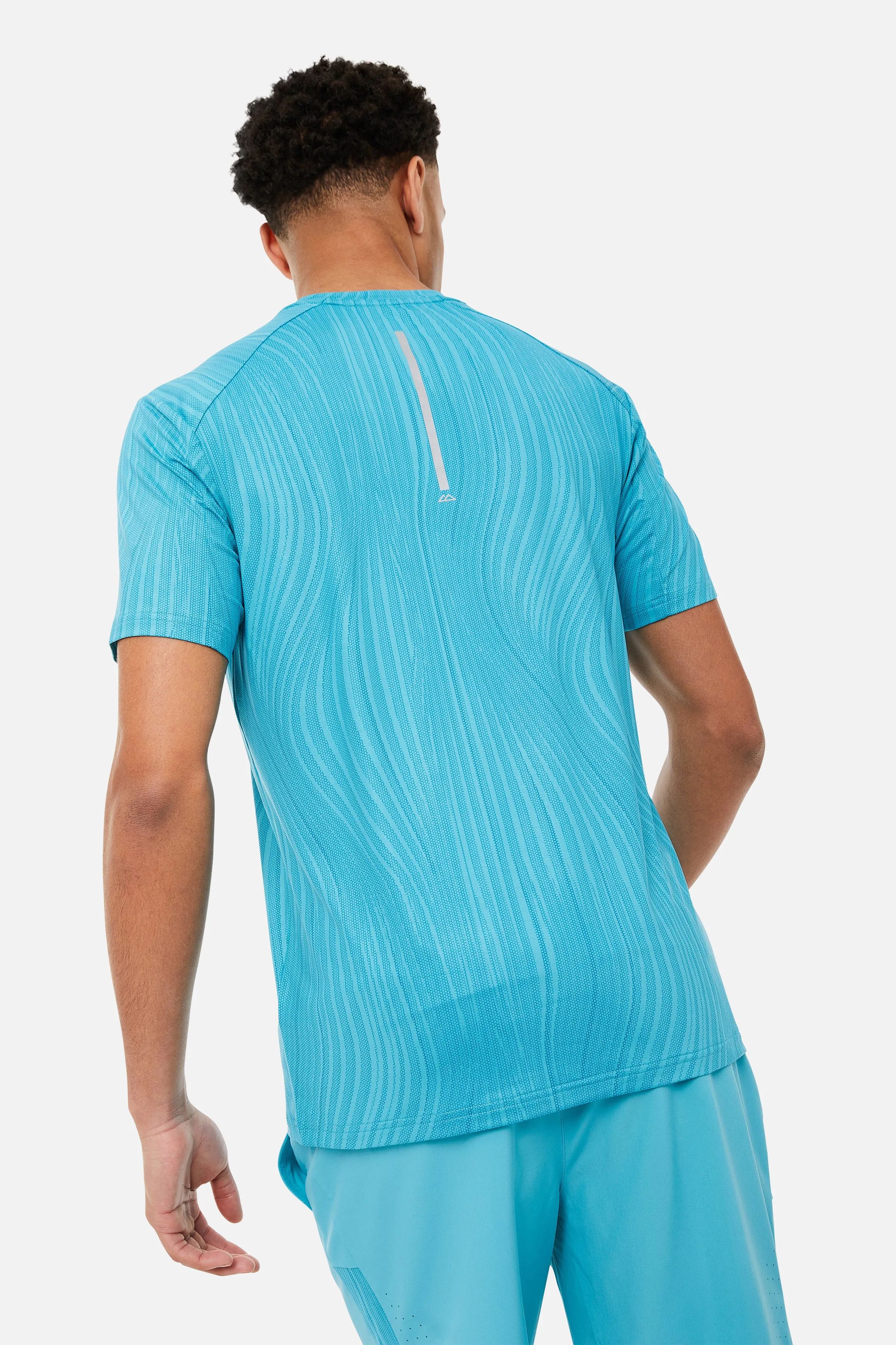 Men's Trailberg Vertex Scuba Blue T Shirt