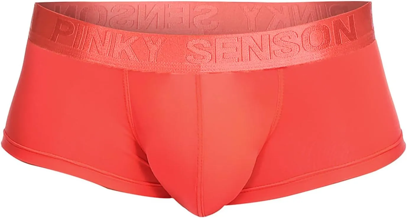 Men's Underwear Boxer Brief Breathable High Waisted Cotton Sexy Boxer Briefs Stretch Comfortable Cool Soft Pouch Trunks