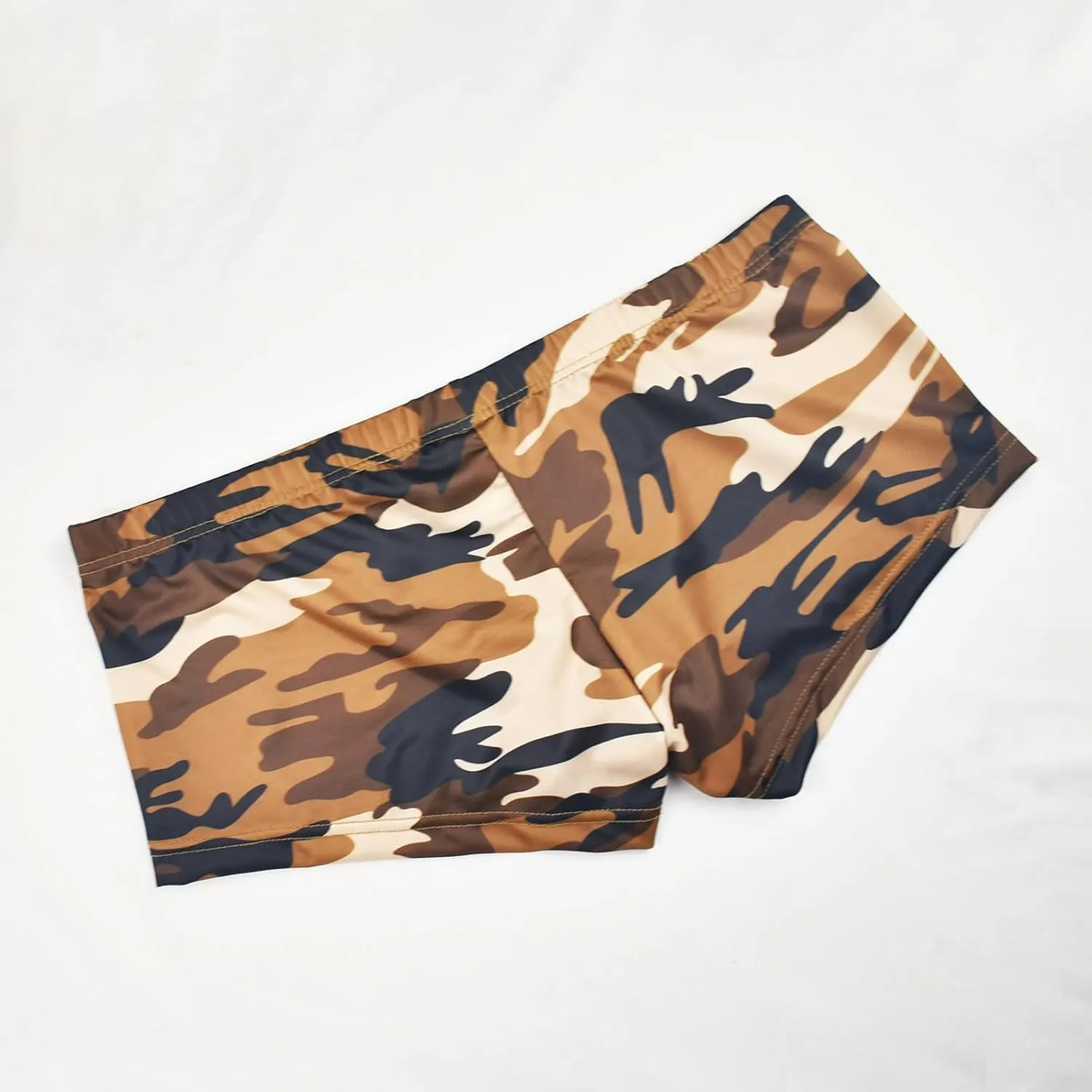 Men's Underwear Boxer Brief Sexy Cotton Breathable Low Waisted Underwear Printed Stretch Comfortable Cool Pouch Soft Trunks
