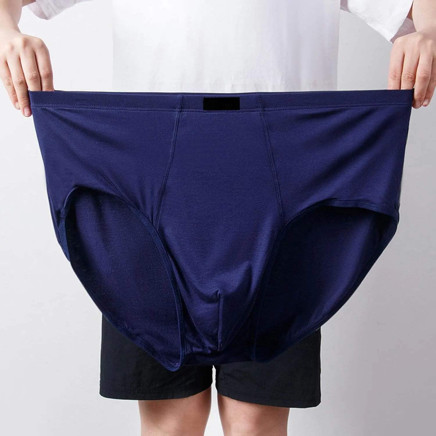 Men's Underwear Boxer Brief Sexy High Waisted Cotton Breathable Boxer Briefs Pouch Soft Cool Comfortable Stretch Trunks