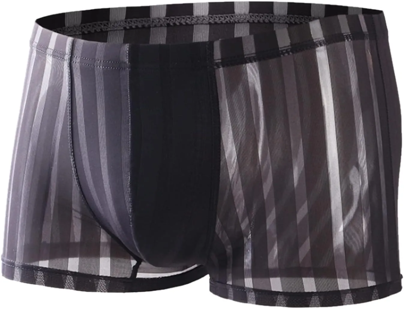 Mens Underwear Boxer Briefs High Waisted Breathable Sexy Cotton Boxer Briefs Stretch Soft Pouch Comfortable Cool Underwear