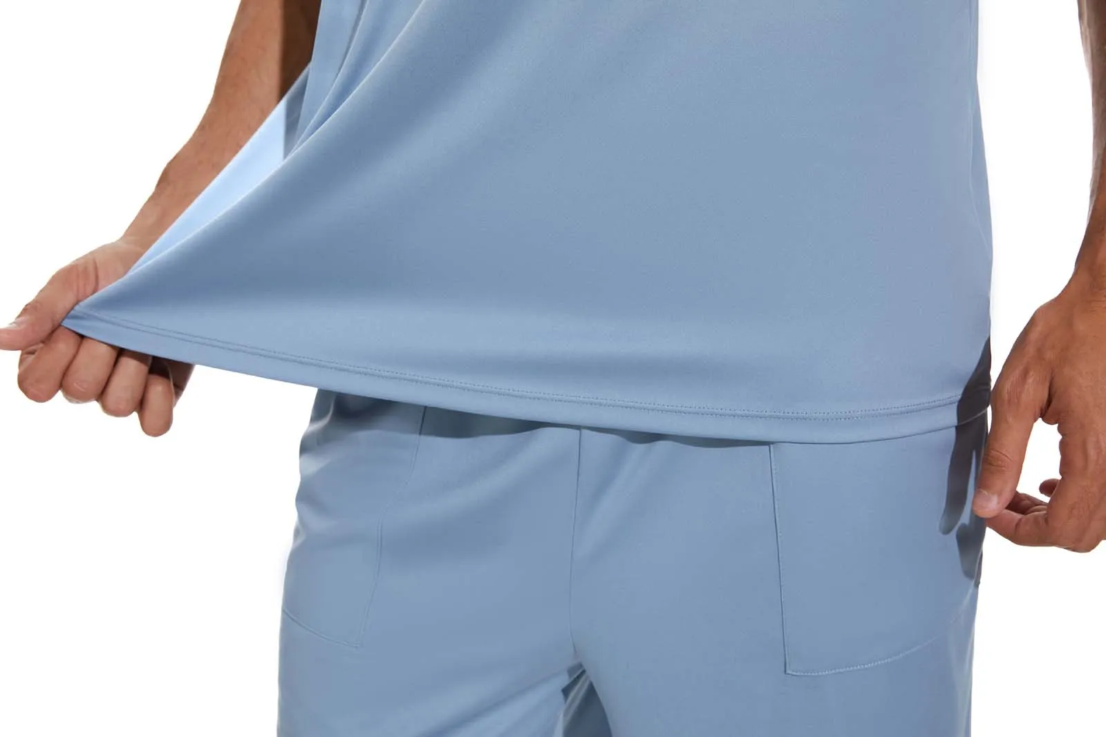 Men’s V-neck Short-Sleeved Shirt