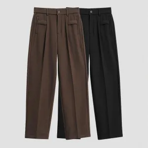 Men's Woollen Trousers Men's Loose Straight