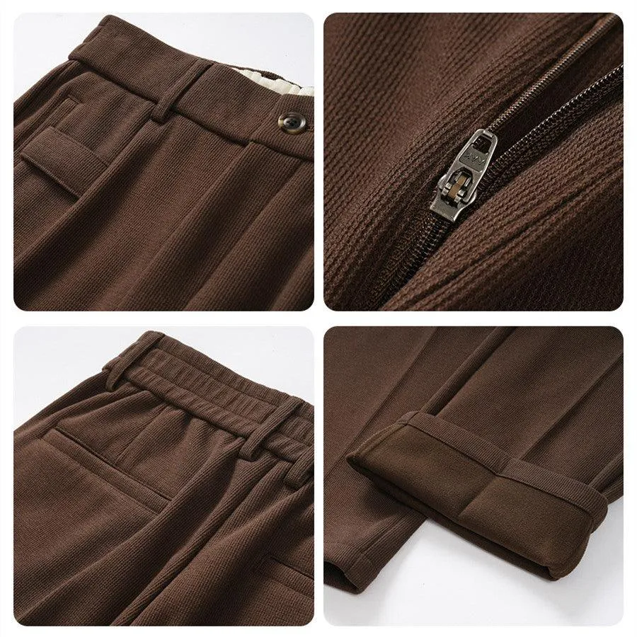 Men's Woollen Trousers Men's Loose Straight