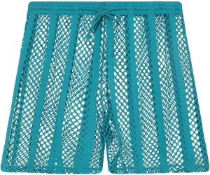 Mesh Long Leg Trunks for Men Breathable Quick Dry Swimwear Mens Sheer Sexy Boxer Briefs Underwear