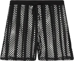 Mesh Long Leg Trunks for Men Breathable Quick Dry Swimwear Mens Sheer Sexy Boxer Briefs Underwear