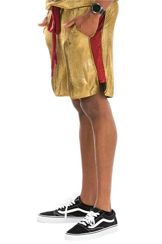 Metallic Flick Shorts