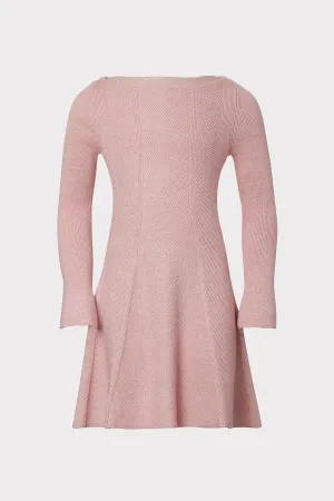Milly Minis Metallic Button Shoulder Sweater Dress