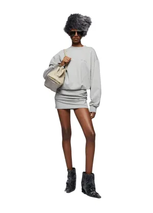 Mini Dress Light American Fleece / Light Grey Melange