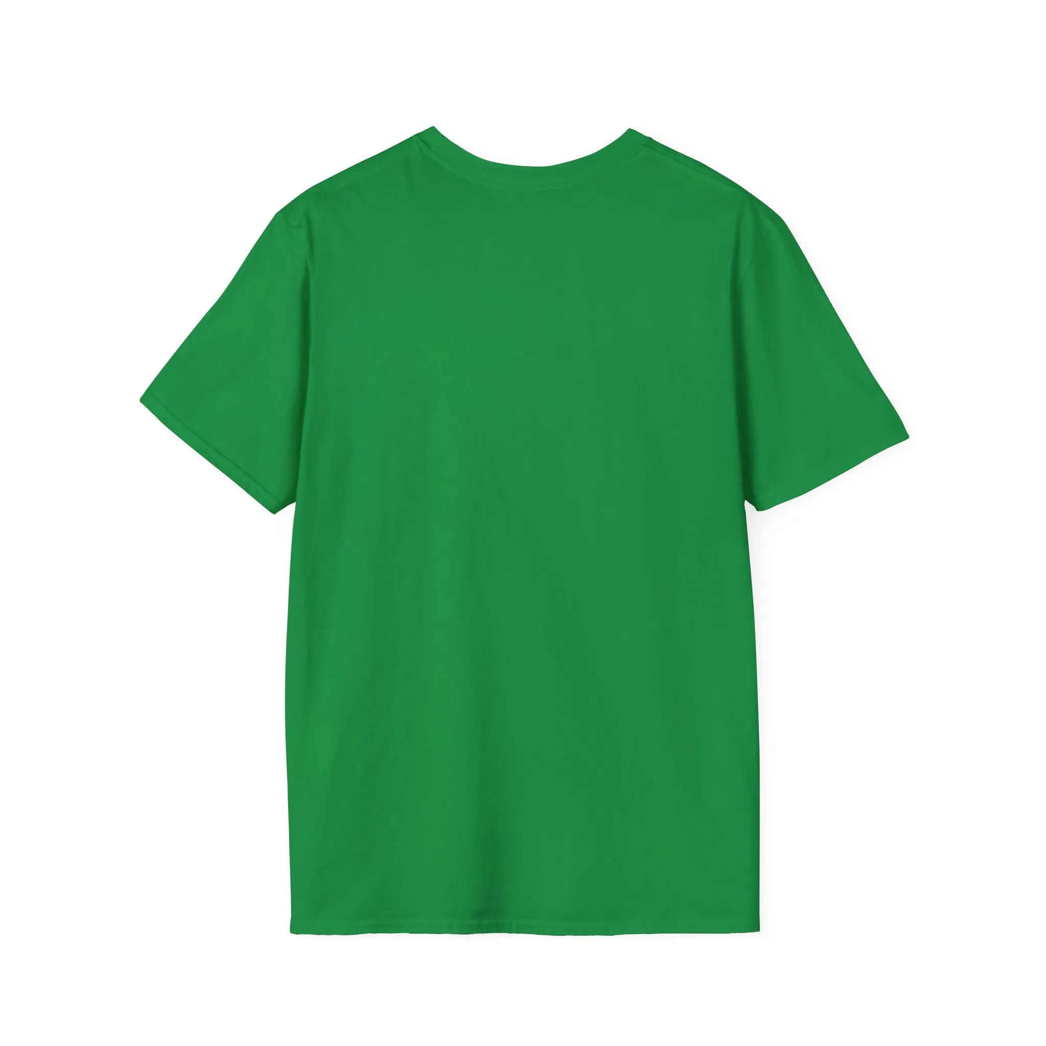 Minimalist Person & Sunset Art | Unisex Softstyle T-Shirt