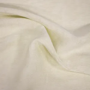 Miro Pale Vanilla Yellow Pleated Polyester SHOWROOM SAMPLE 34CM X 60CM