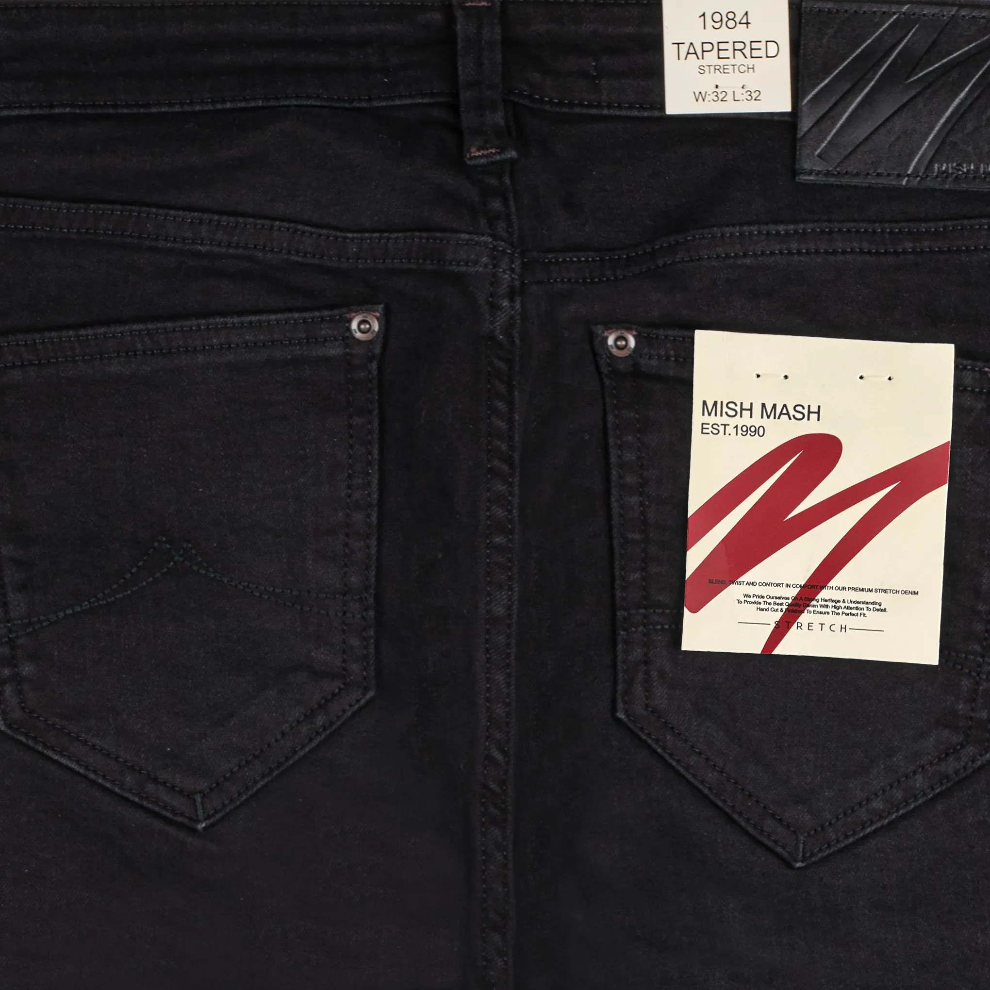 Mish Mash Mirage Tapered Jeans Black