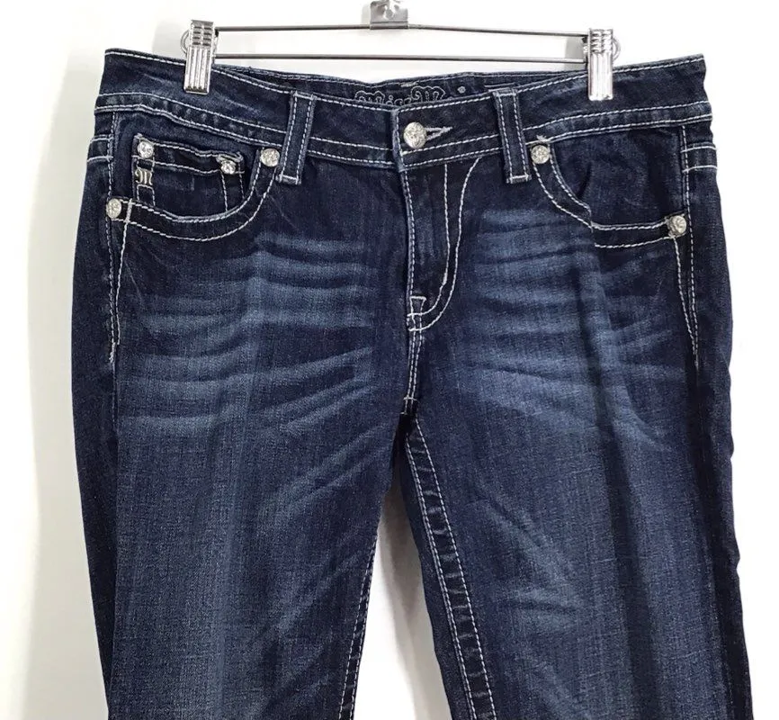 Miss Me Women's Blue Denim Skinny Jeans - Size 31