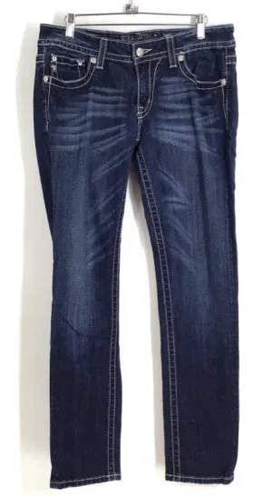 Miss Me Women's Blue Denim Skinny Jeans - Size 31