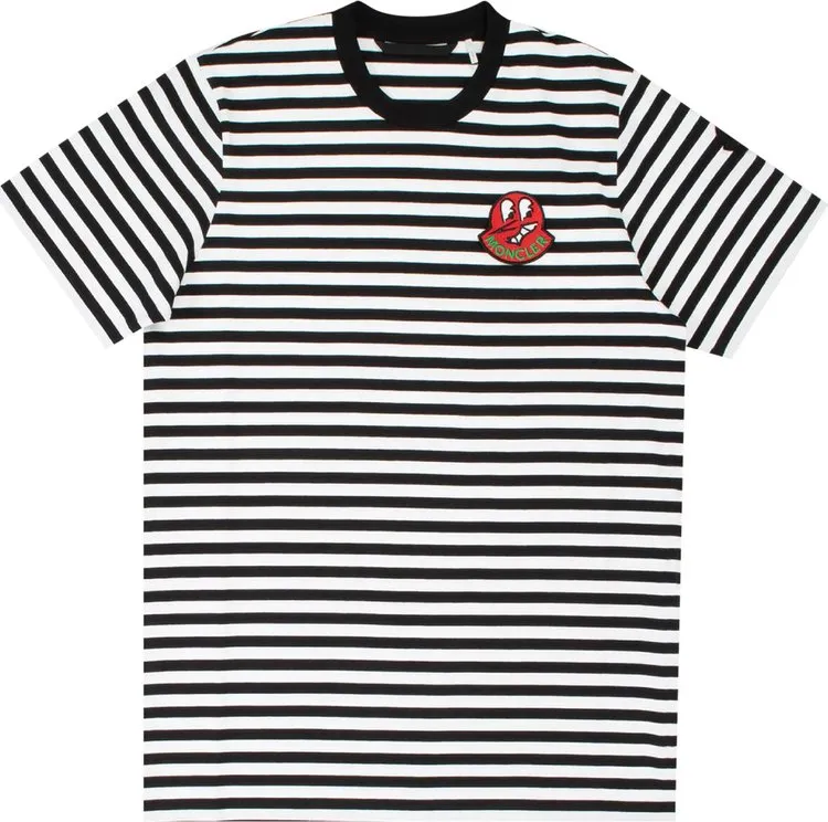 Moncler Logo Patch T-Shirt 'Dark Grey', Gray