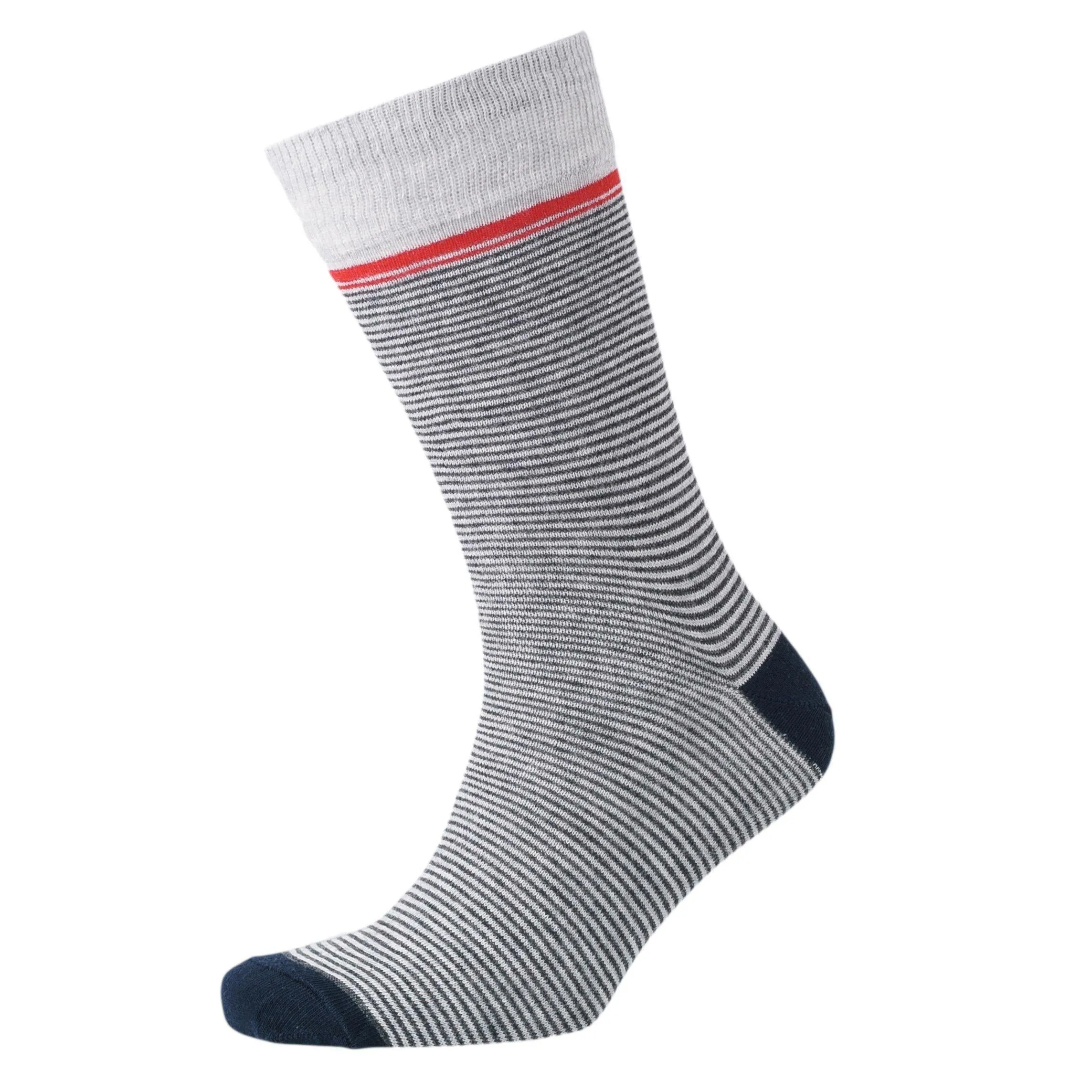 Money Mens Dot Trio Socks 3pk - Lt Grey/Night Sky