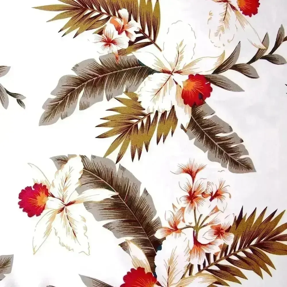 moon white hawaiian boy shirt