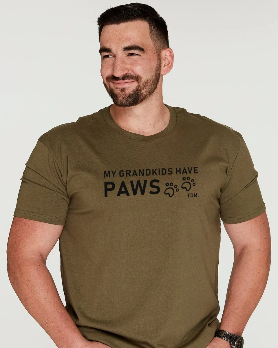 My Grandkids Have Paws: Men's T-Shirt