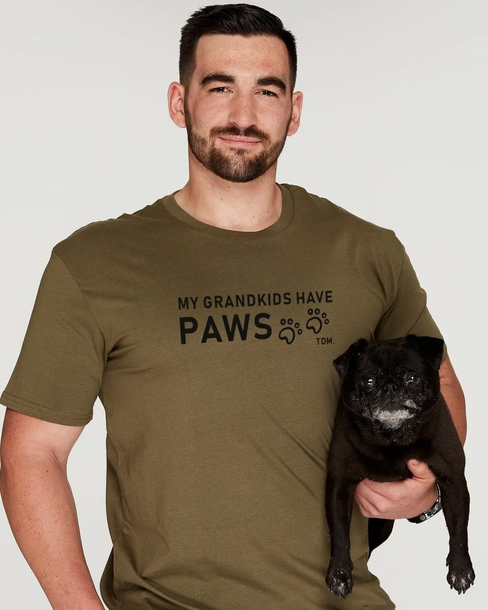 My Grandkids Have Paws: Men's T-Shirt