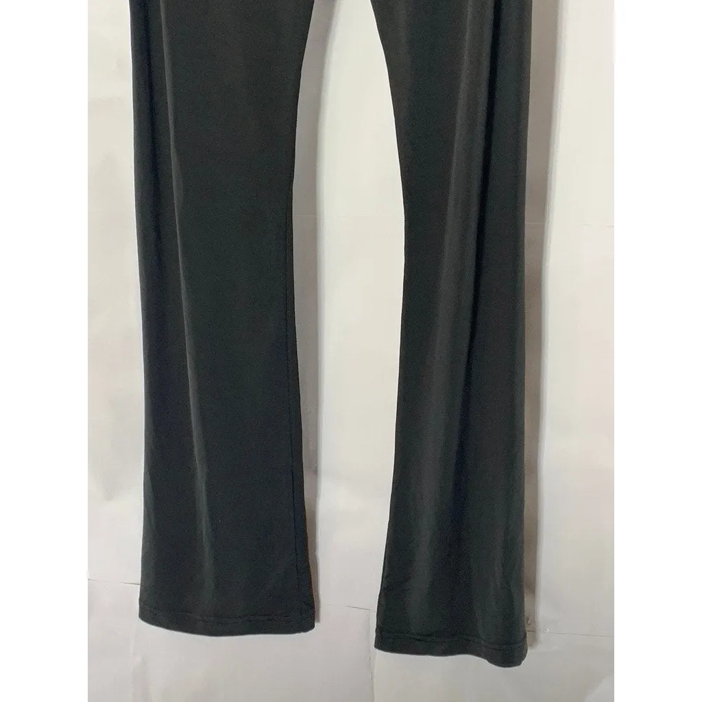 NASTY GAL Women's Black Solid Tie Me Later Wide-Leg Lightweight Pants SZ 4