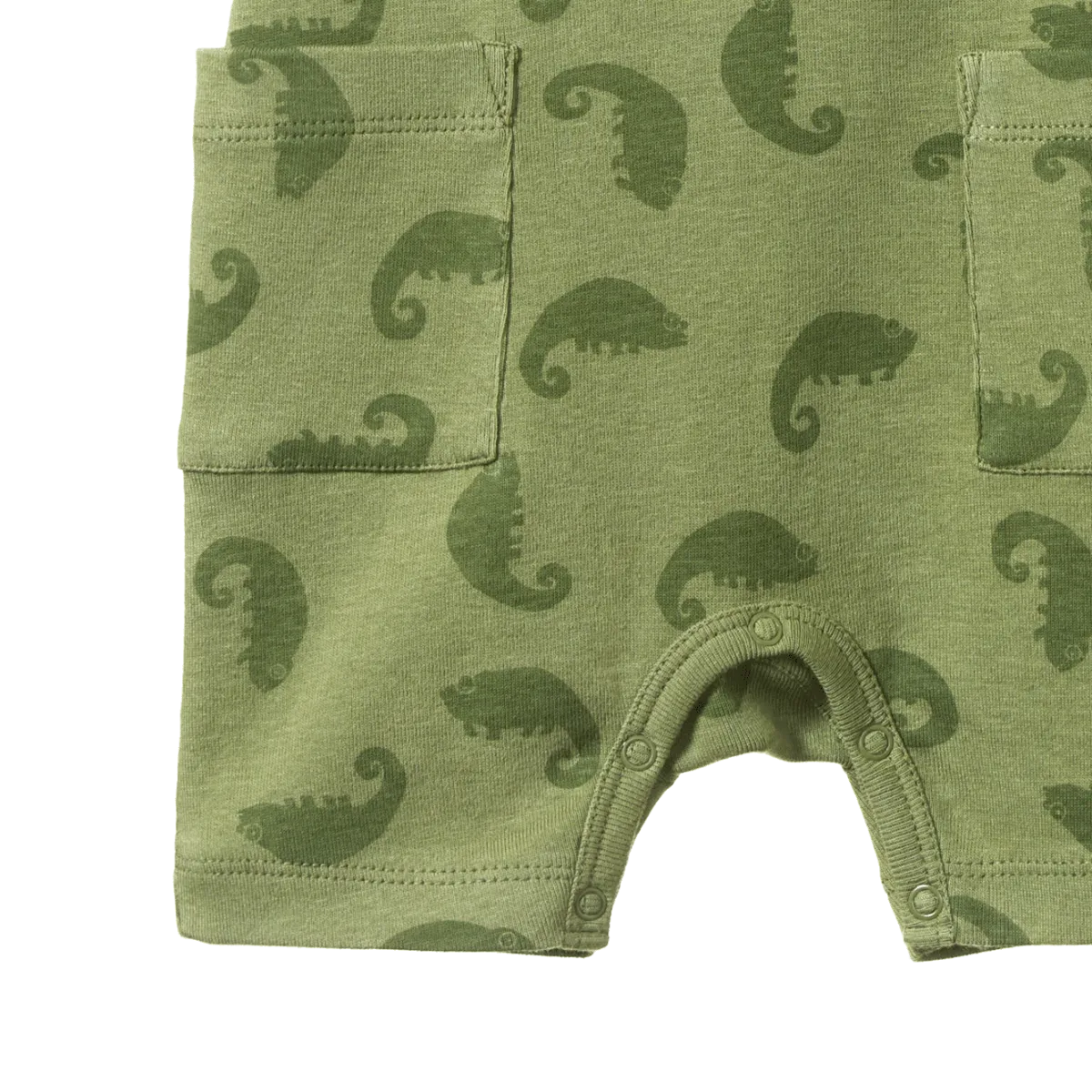 Nature Baby Camper Suit - Chameleon Print