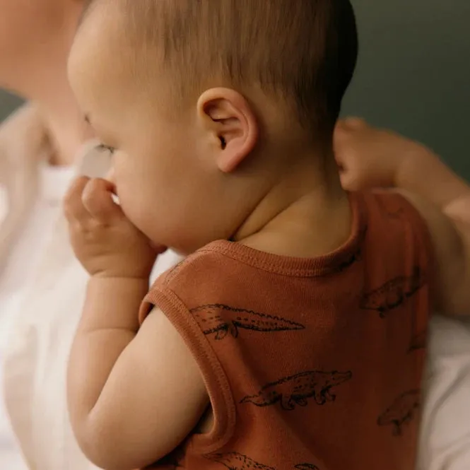 Nature Baby Camper Suit - Crocodile Print