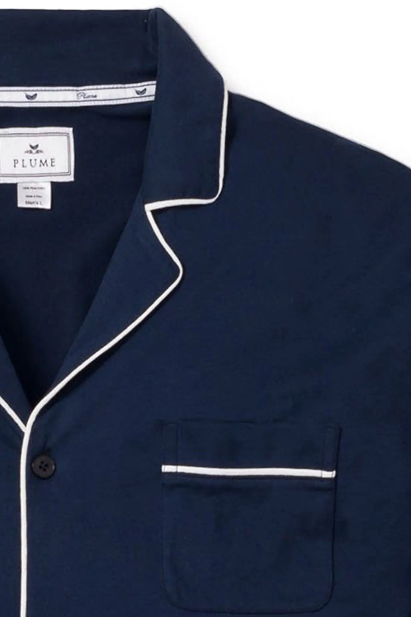 Navy Luxe Pima Pajama Set