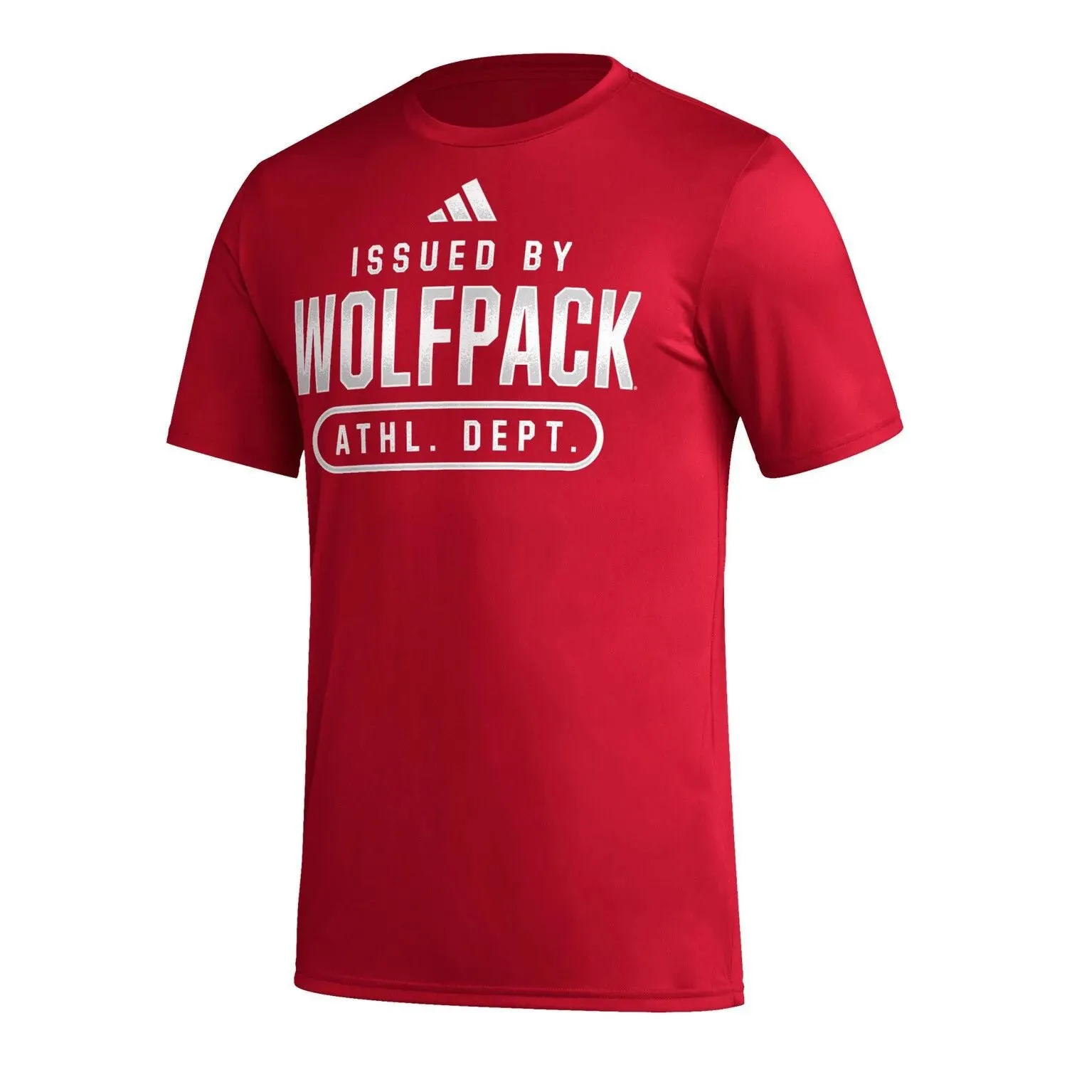 NC State Wolfpack Sideline AEROREADY adidas Men's Red Pre Game T-Shirt