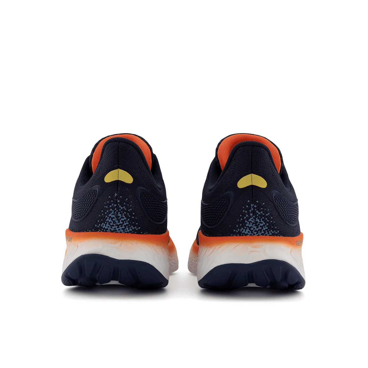 New Balance Fresh Foam X 1080 v12 Wide (Mens)- Eclipse with Vibrant Orange and Spring Tide