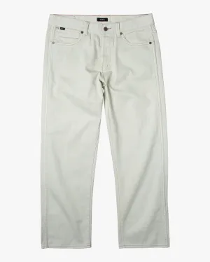 New Dawn Straight Fit Denim Jeans - Eggshell