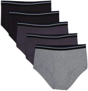 New in package! Amazon Essentials Men's Big and Tall 5-Pack Tag-Free Briefs fit by DXL, Sz 2XL!