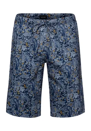 Night And Day Cotton Drawstring Shorts | Aquarelle Paisley 75513-2884