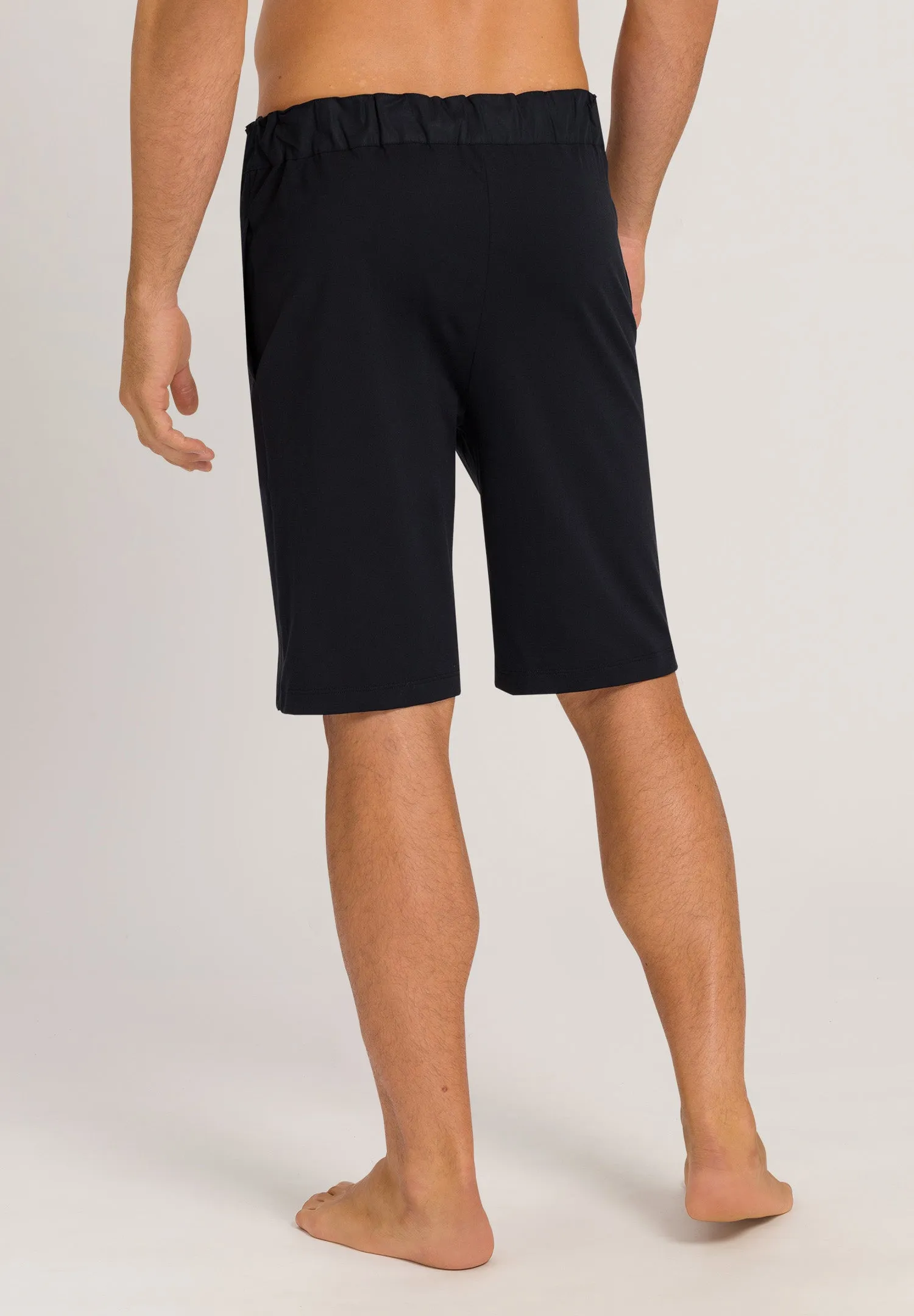 Night And Day Cotton Knit Drawstring Shorts | Black 75434-019