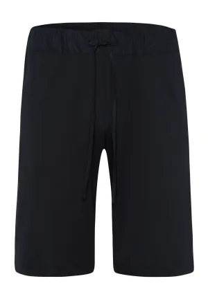 Night And Day Cotton Knit Drawstring Shorts | Black 75434-019