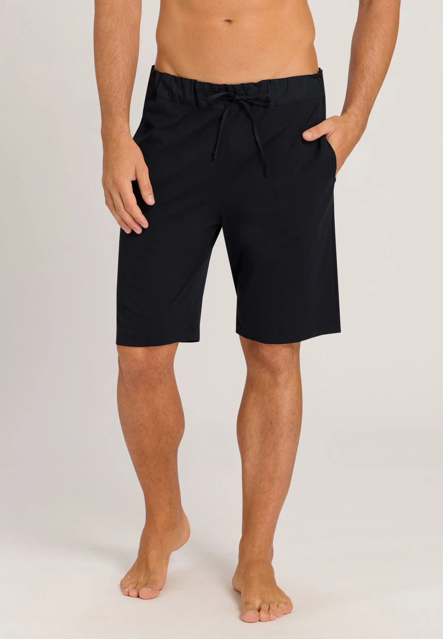 Night And Day Cotton Knit Drawstring Shorts | Black 75434-019