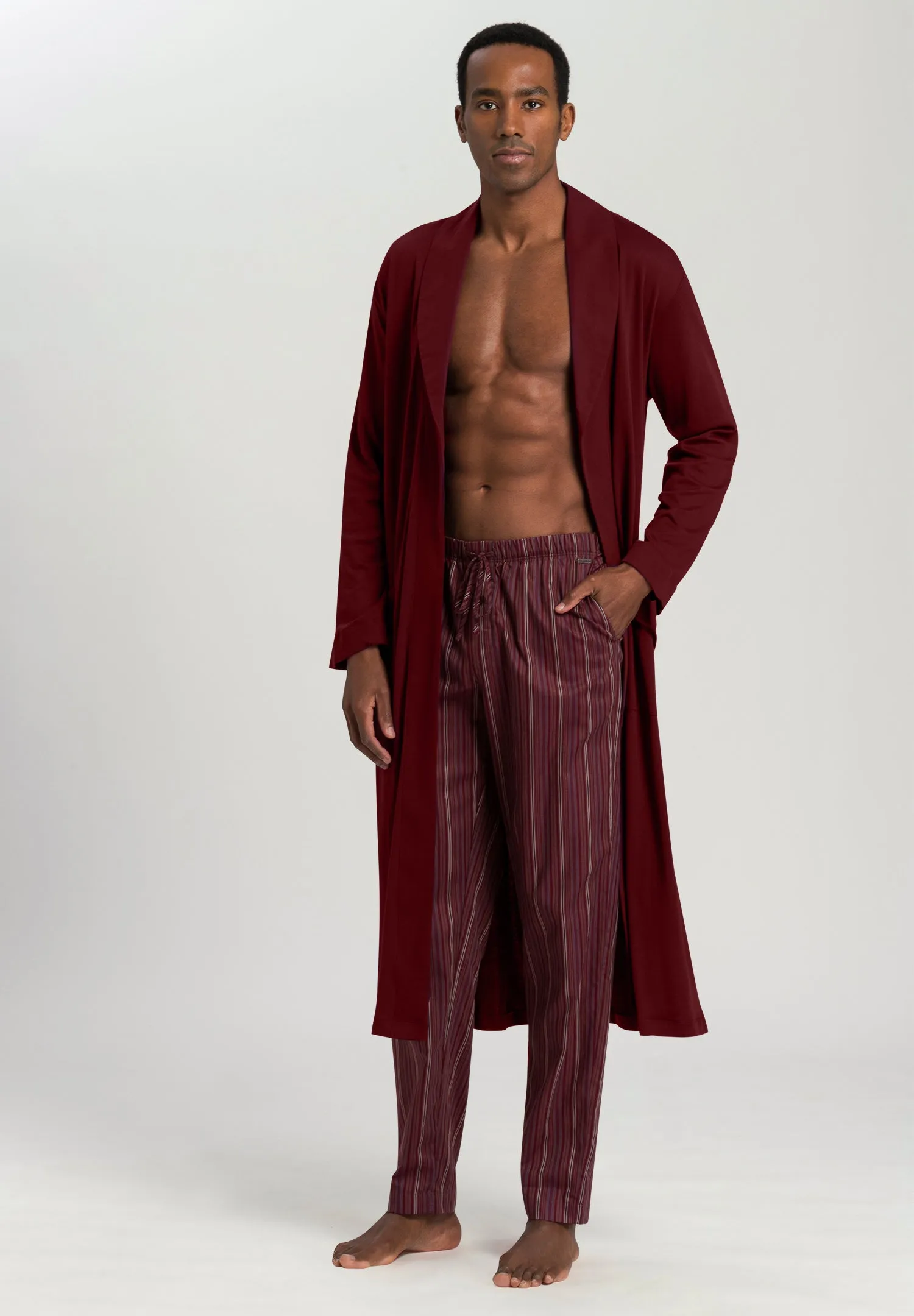 Night And Day Cotton Shawl Collar Robe | Red Plum 75438-2402