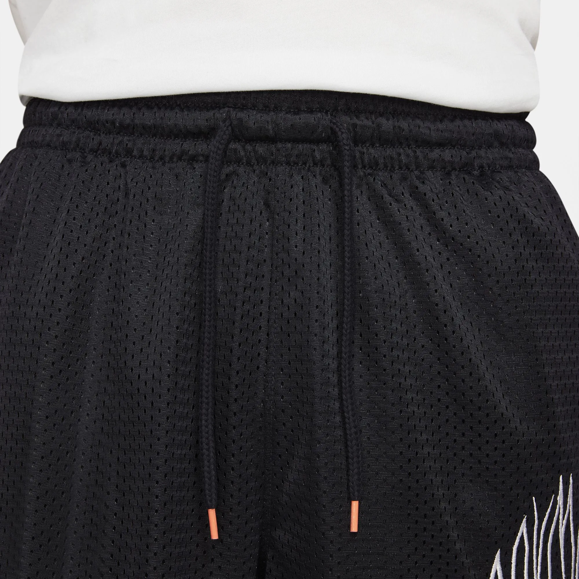 Nike KD Basketball Double Mesh Shorts - Black/Turf Orange/Summit White