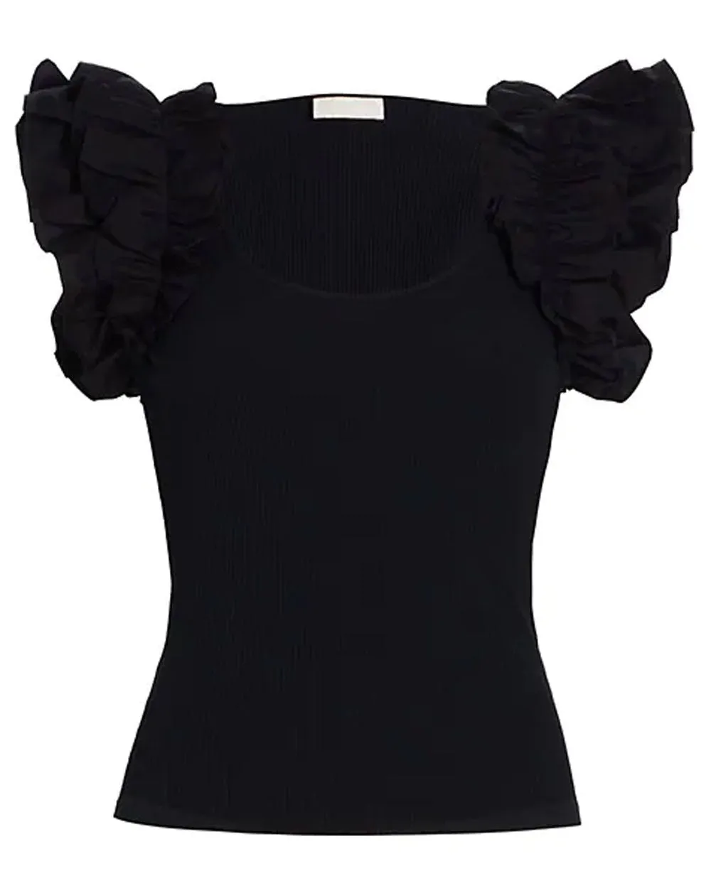 Noir Koa Ruffle Top