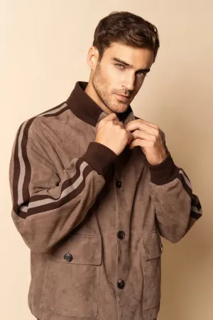 Nomad Suede Bomber Jacket