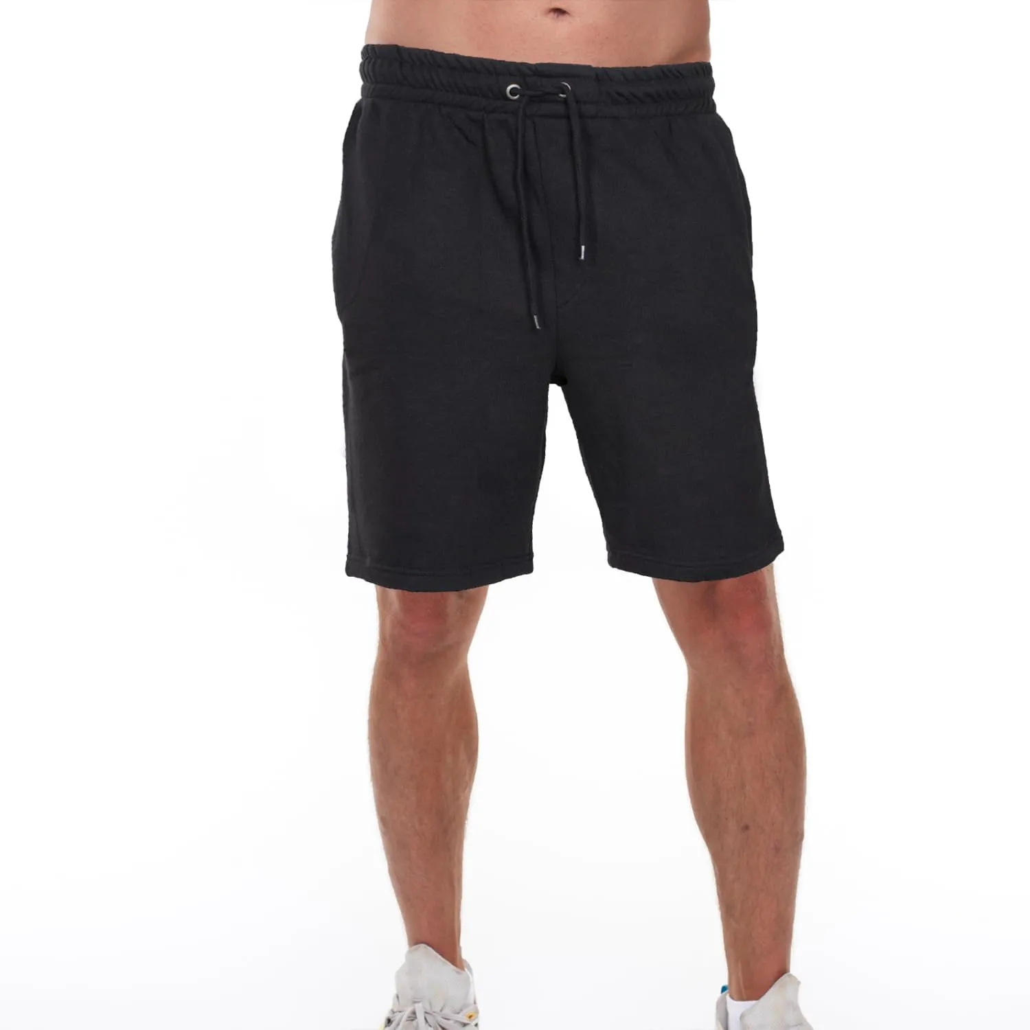 NOROZE Mens Fleece Shorts Training Joggers Lounge Pants Jersey Pyjama Short Trouser