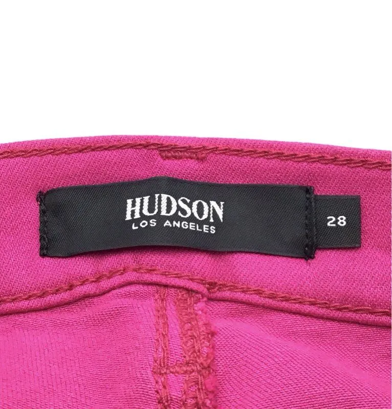 NWT Hudson Women's Magenta Nico Skinny Jeans - Size 28